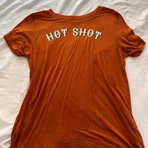 Shyanne Women's Orange Short Sleeve Tee